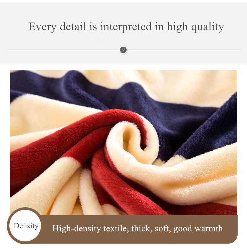  blanket blanket double all season warm bedding .. raise of temperature light weight ranking ... soft 200cm * 230cm deodorization check pattern 