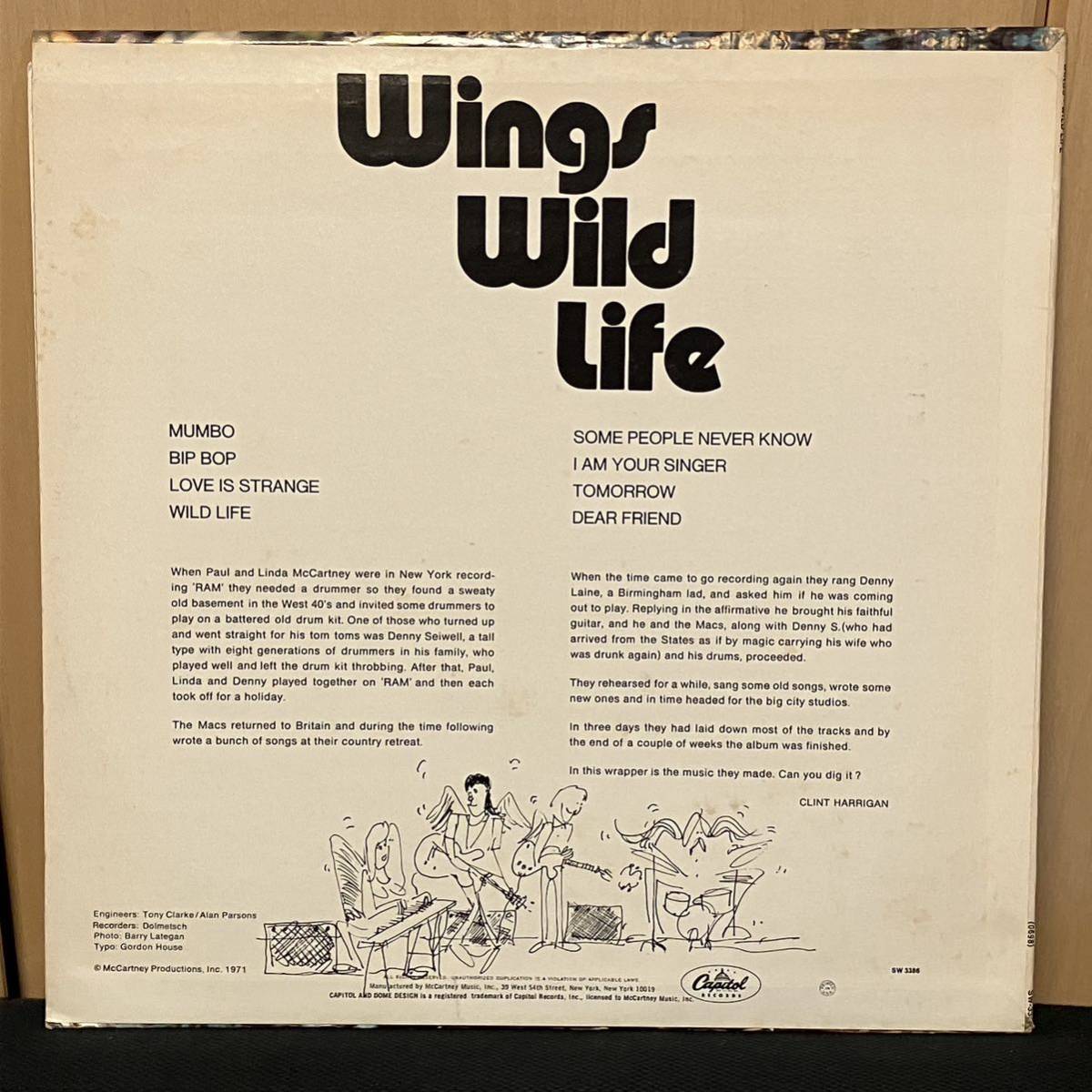Wings - Wild Life ( rock pop beatles Paul McCartney )の画像2