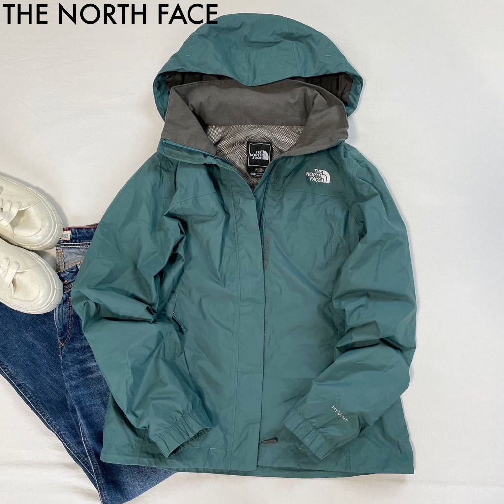 THE NORTH FACE ザノースフェイス　撥水加工　くすみグリーン　マウンテンパーカー ナイロンジャケット サイズSウィンドブレーカー_画像1