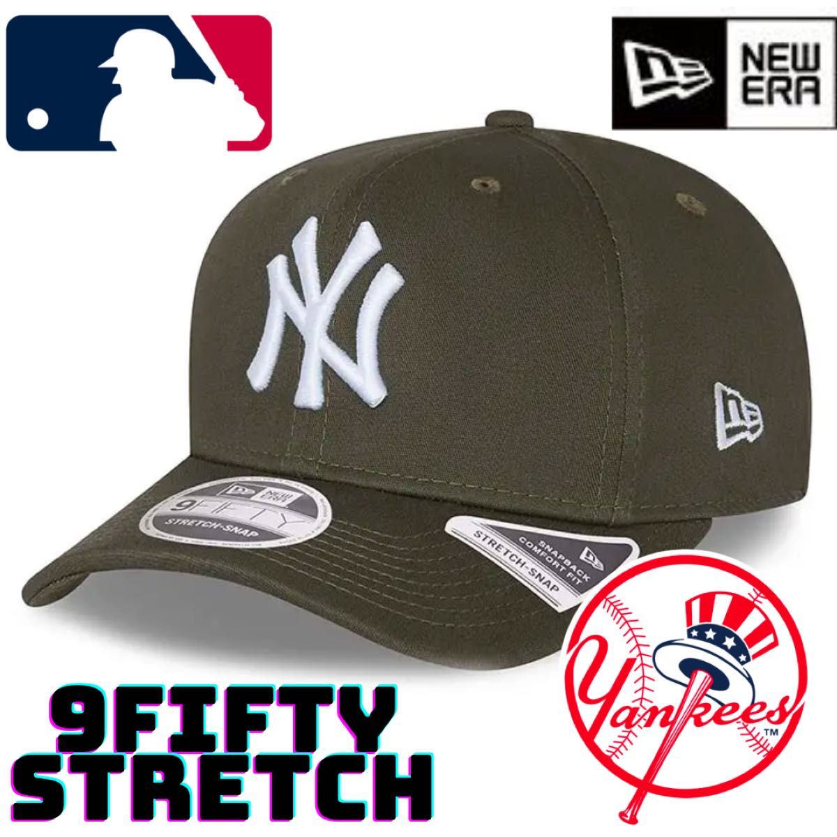 海外限定】ニューエラ MLB ニューヨークヤンキース 9FIFTY Stretch NEW