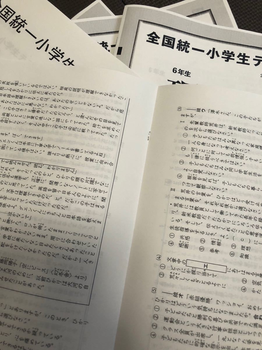 全国統一小学生テスト 小学6年生 2021年度〜2023年度 06月分 3期分_画像3