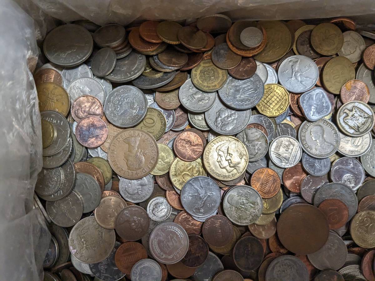 外国古銭 21.1kg おまとめ 大量 欧米 アジアなど 海外コイン 外国コイン 硬貨 _画像8