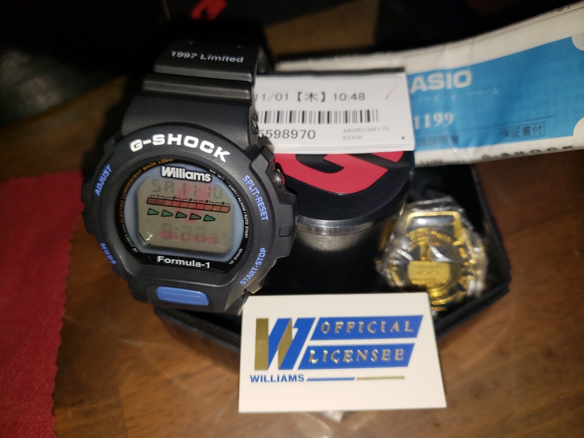 rare G-SHOCK Rothmans Williams RENAULT *Formula-1 *F1 1997