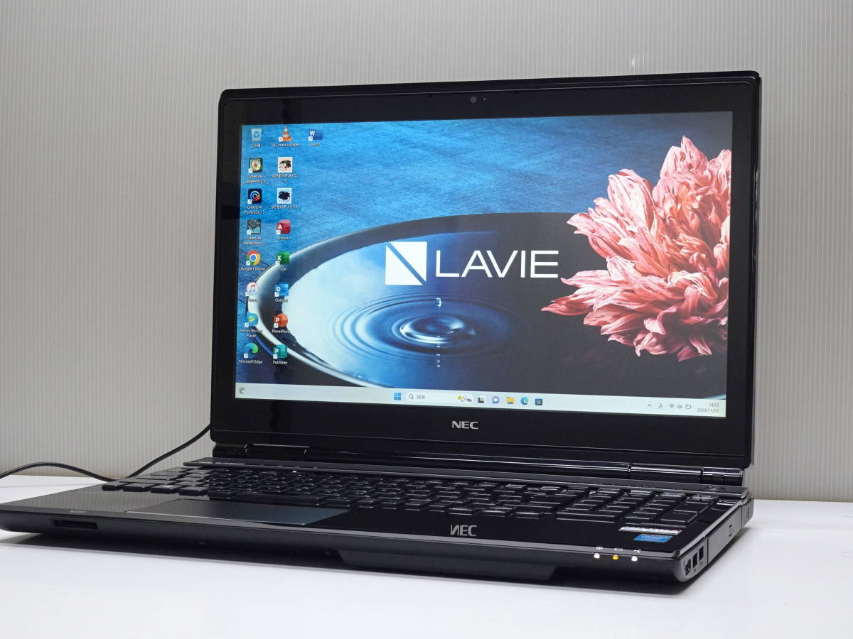 ★タッチパネル搭載★NEC Lavie LL850/SSB Core i7 4700MQ メモリ16GB 新品SSD512GB Win11 Office ブルーレイ 15.6インチ フルHD 管GA-815_画像1