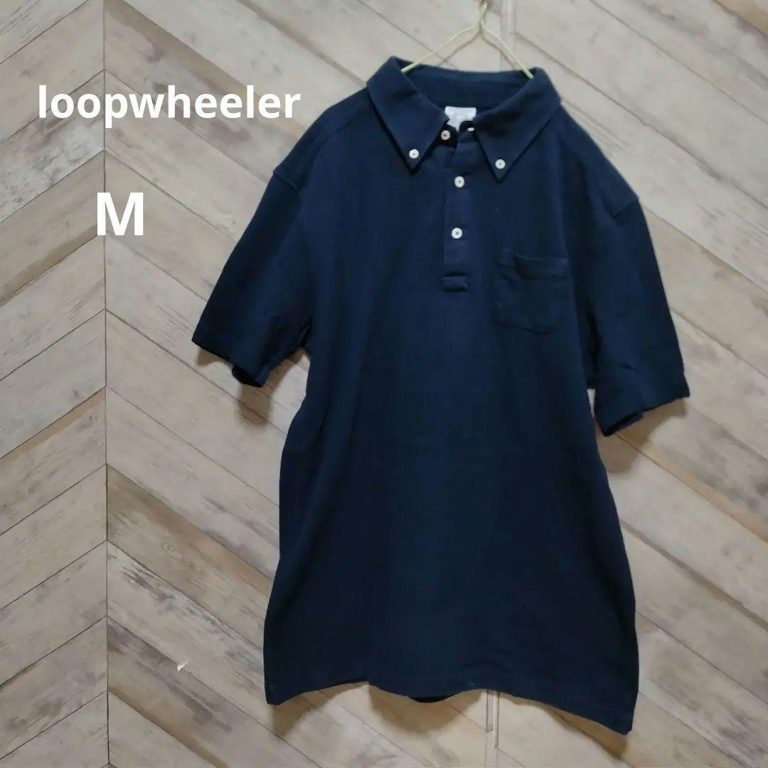 ループウィラー　loopwheeler　М　ビームス　鹿子ポロシャツ　日本製_画像1