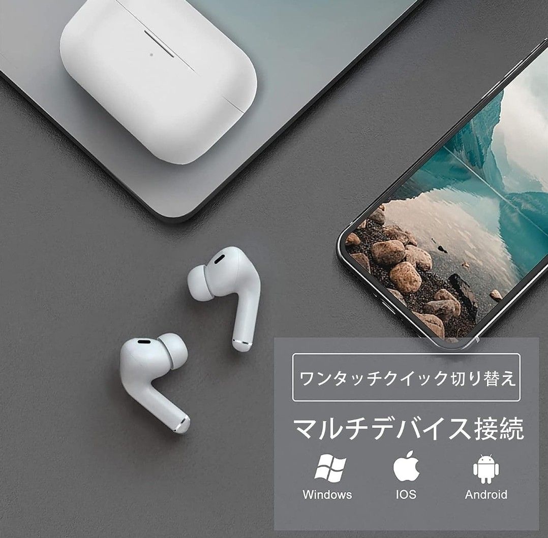 新品未開封シュリンク付き！107 ワイヤレスイヤホン bluetooth