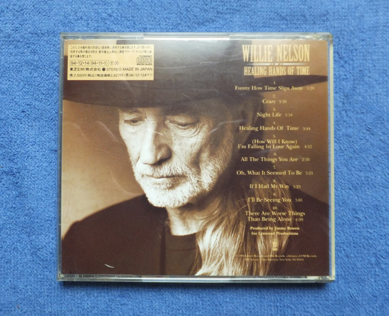 ウィリー ネルソン CD ヒーリング ハンズ オブ タイム 時の流れにいやされて WILLIE NELSON_画像2