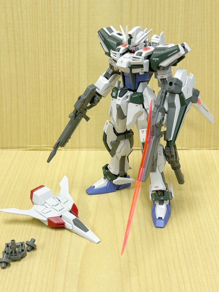 プラモデル　ガンプラ　ガンダム ビルド メタバース　EG 1/144 ビルドストライク エクシードギャラクシー　部分塗装完成品_画像1