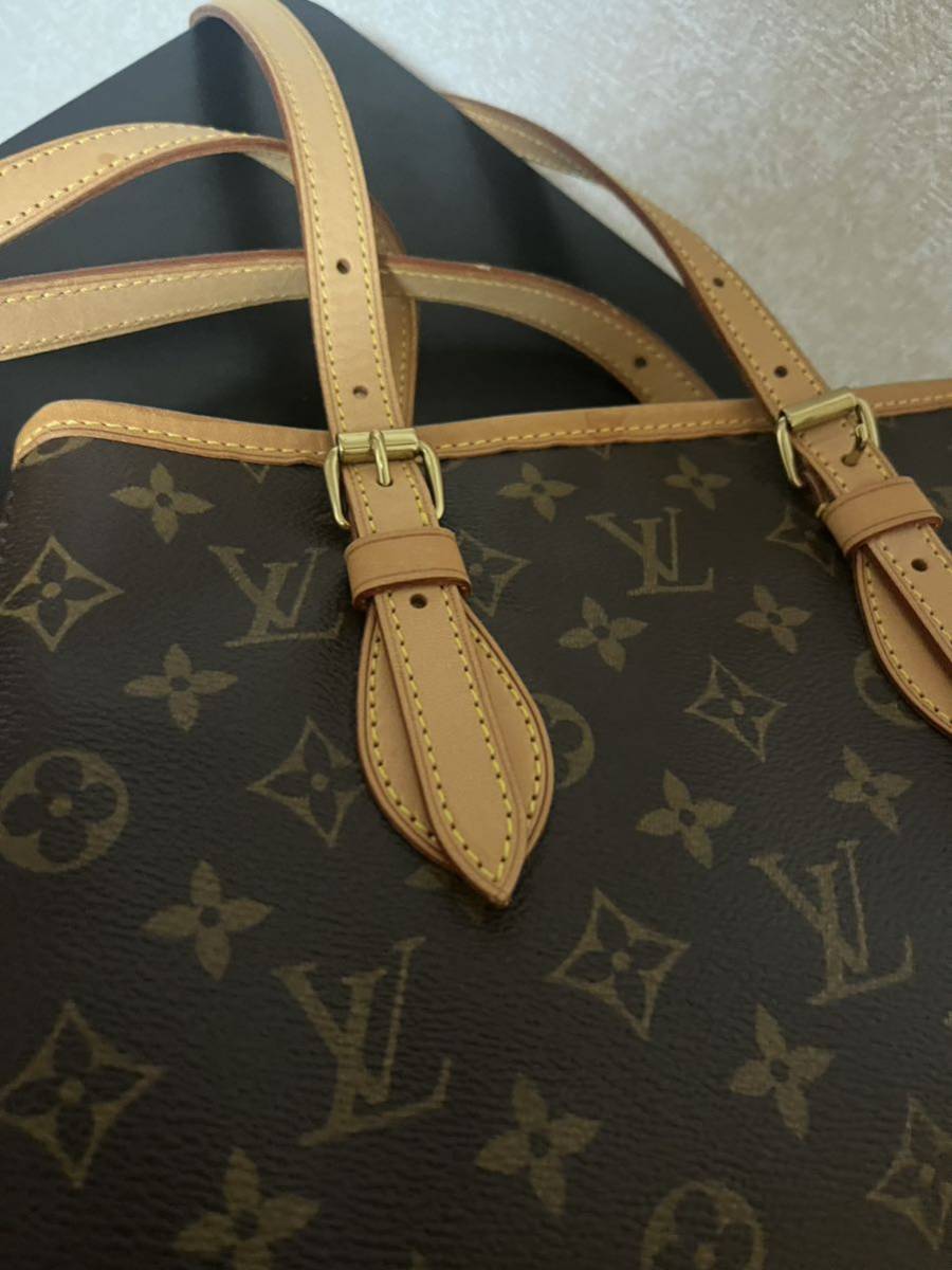 美品】LOUIS VUITTON ルイヴィトン M42238 モノグラム バケットPM プチ