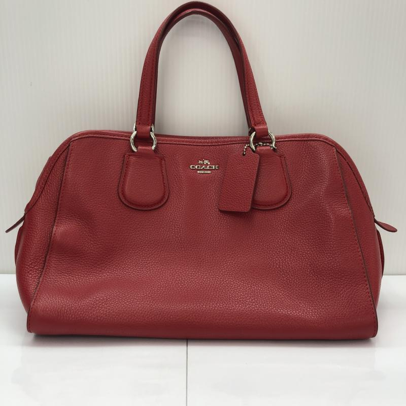 【中古】COACH　ハンドバッグ　赤　ショルダー欠損　[240091336393]_画像1