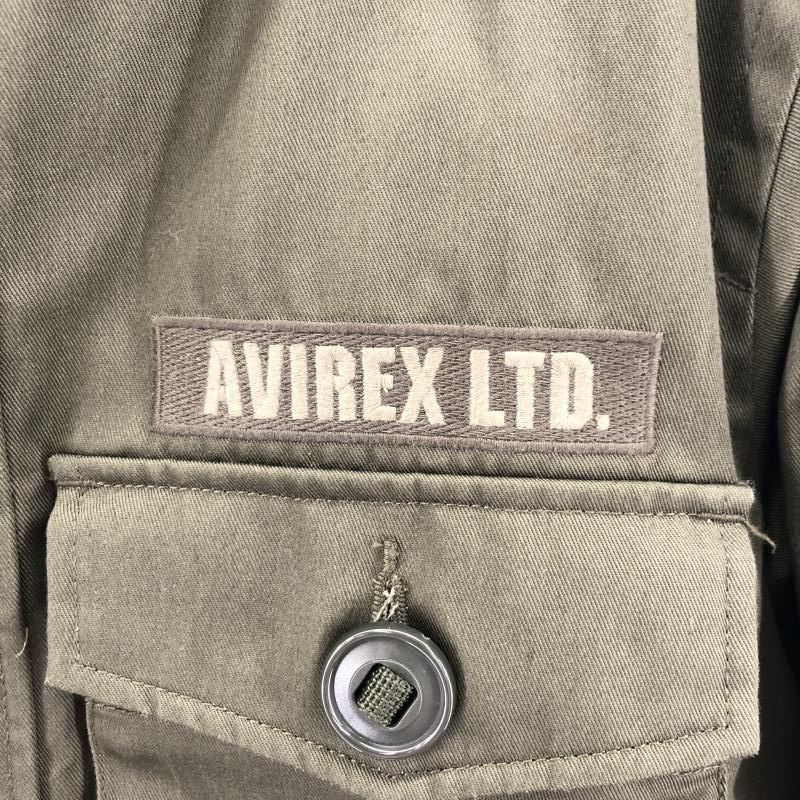 【中古】AVIREX フライトジャケット サイズL　アヴィレックス　カーキ[240091338882]_画像4