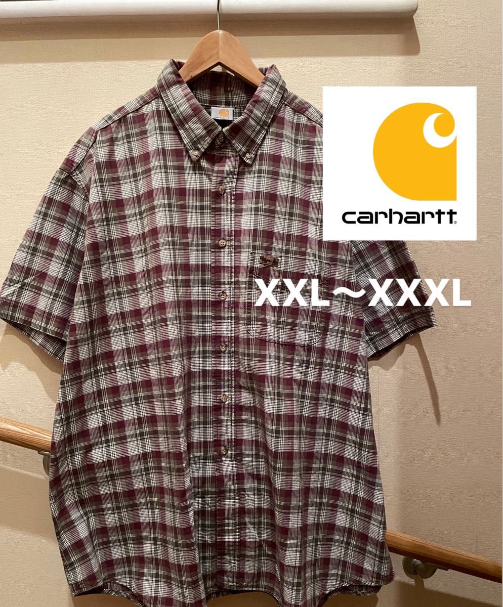 Carhartt カーハート 半袖シャツ チェック チェックシャツ チェック柄 ボタンダウンシャツ B系 B-boy 