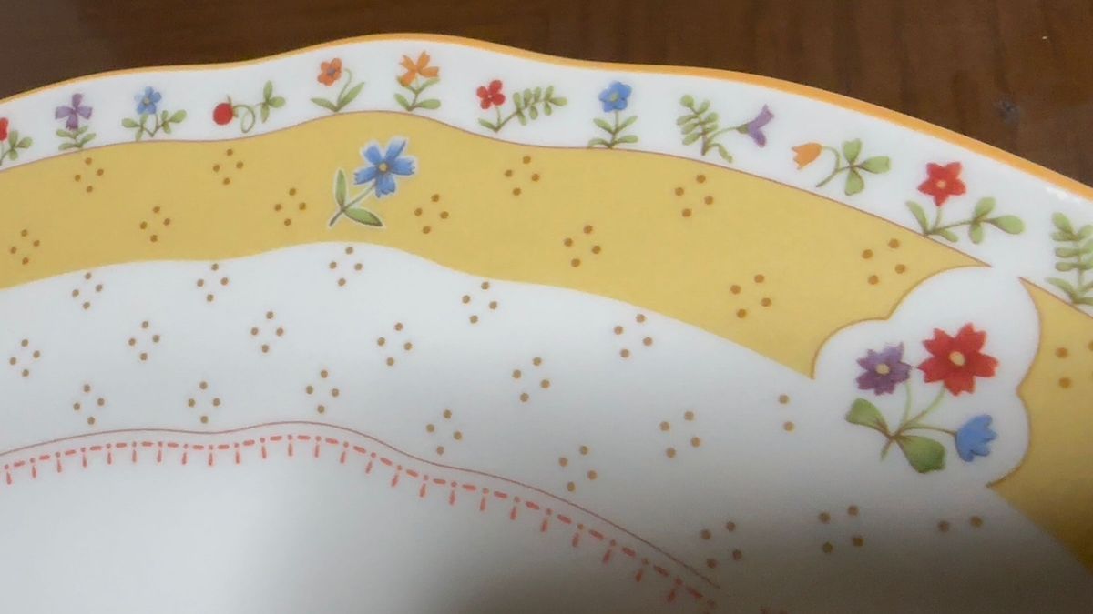 ノリタケ 大皿 花柄 26.5センチ ディナープレート