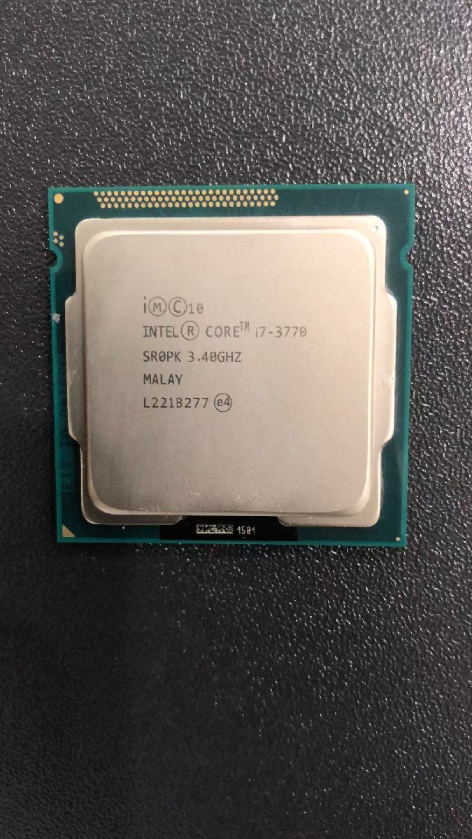 CPU インテル Intel Core I7-3770 プロセッサー 中古 動作未確認 ジャンク品 -8749_画像1