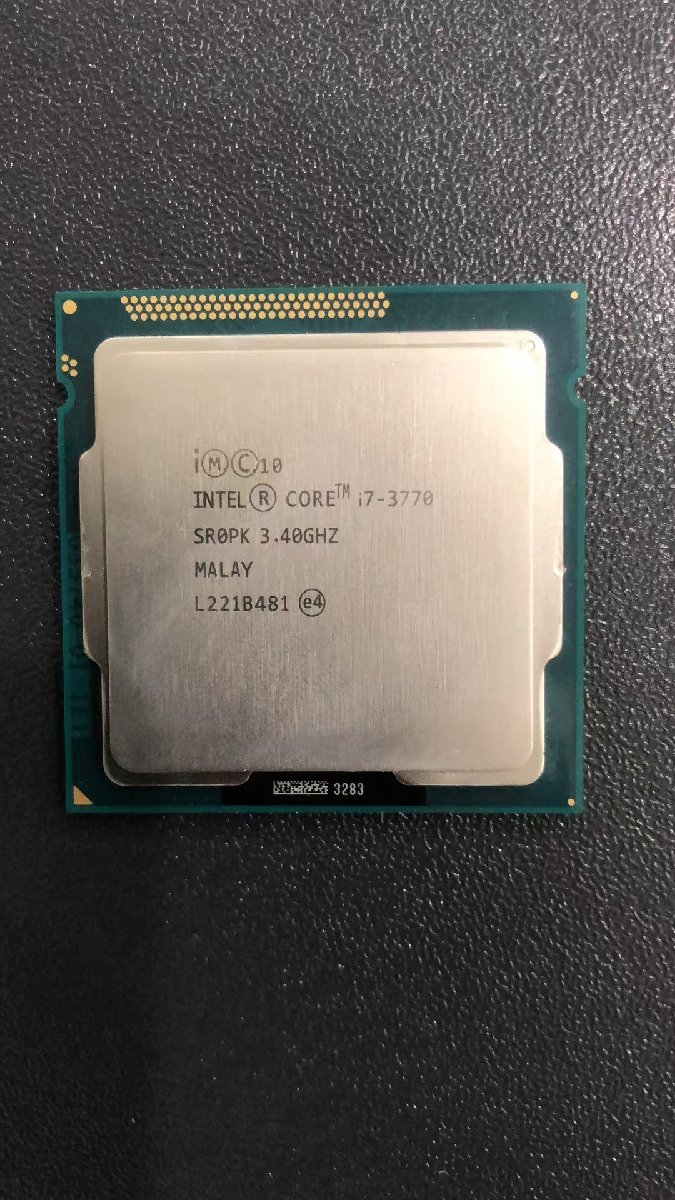 CPU インテル Intel Core I7-3770 プロセッサー 中古 動作未確認 ジャンク品 -8798_画像1