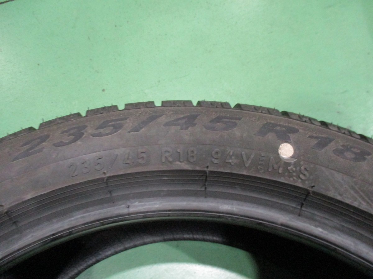 PIRELLI(ピレリ)WINTER 240 SOTTOZERO seirie2(ウインター240 ソットゼロ セリエデュエ)235/45 R18 94V(N0)ポルシェ承認 タイヤ2本セット_画像3