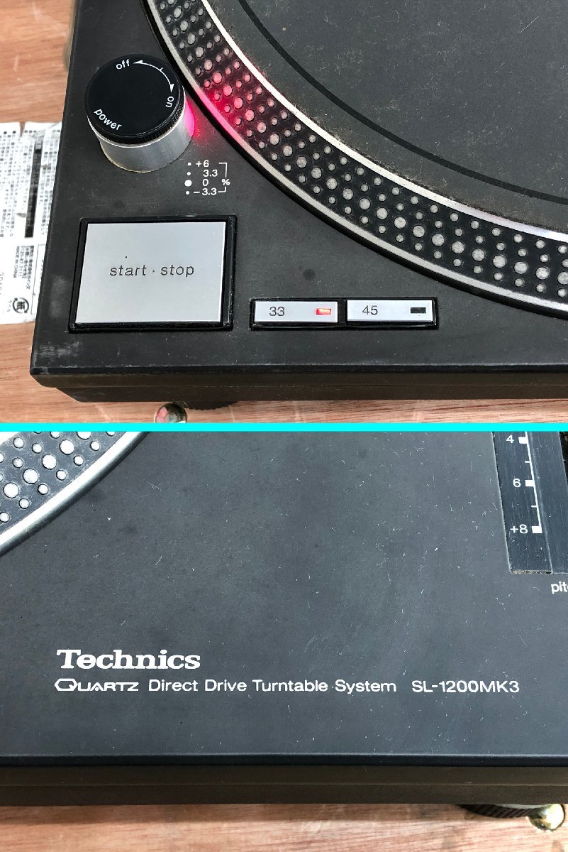 ★中古品★レコードプレーヤー SL-1200MK3 Technics_画像9