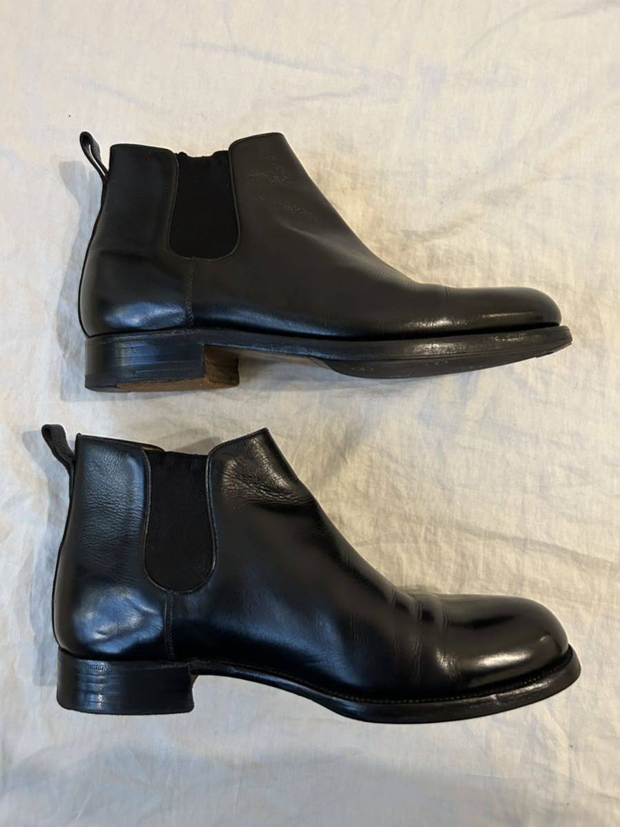 J.M.WESTON ジェイエムウエストン◆Chelsea Bootチェルシーブーツ◆Size 6E◆ブラック 黒◆中古美品 革靴 サイドゴアブーツ レザーシューズ_画像6