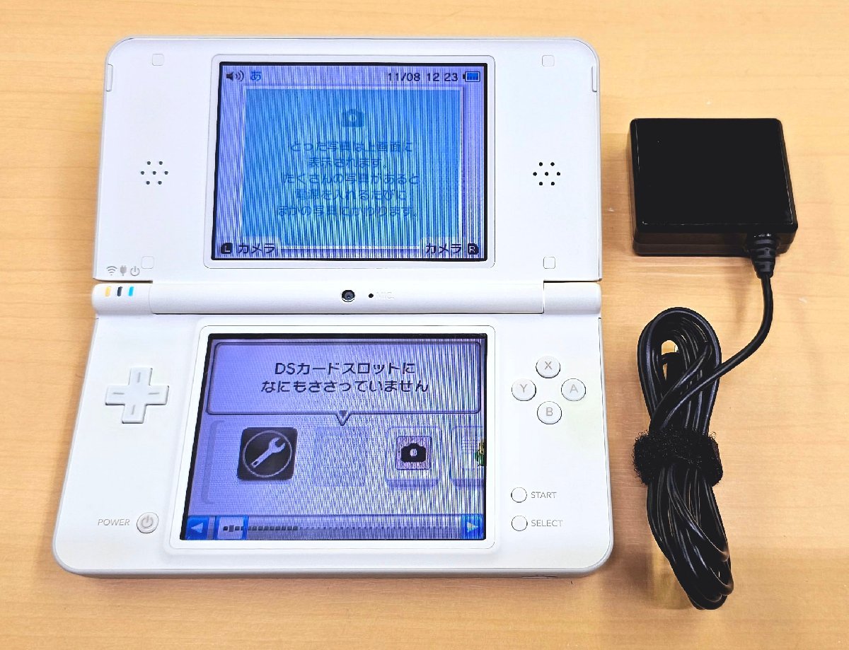 送料520円 動作良好 ニンテンドーDS 本体 DSi LL ホワイト UTL-001 JPN タッチペン付き_画像1