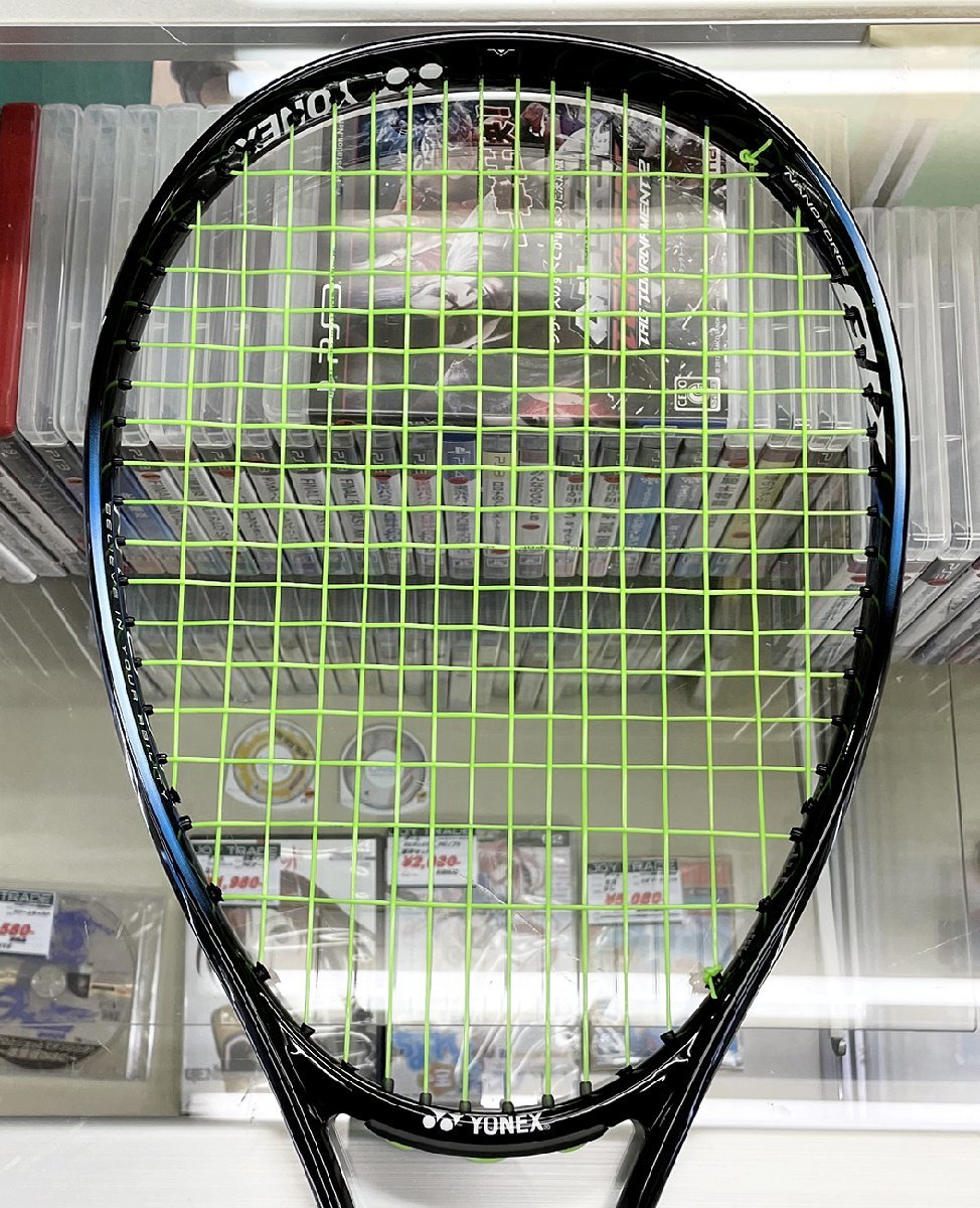 超美品 YONEX 2023 NANOFORCE 8V REV 前衛専用モデル UL1 軟式テニス