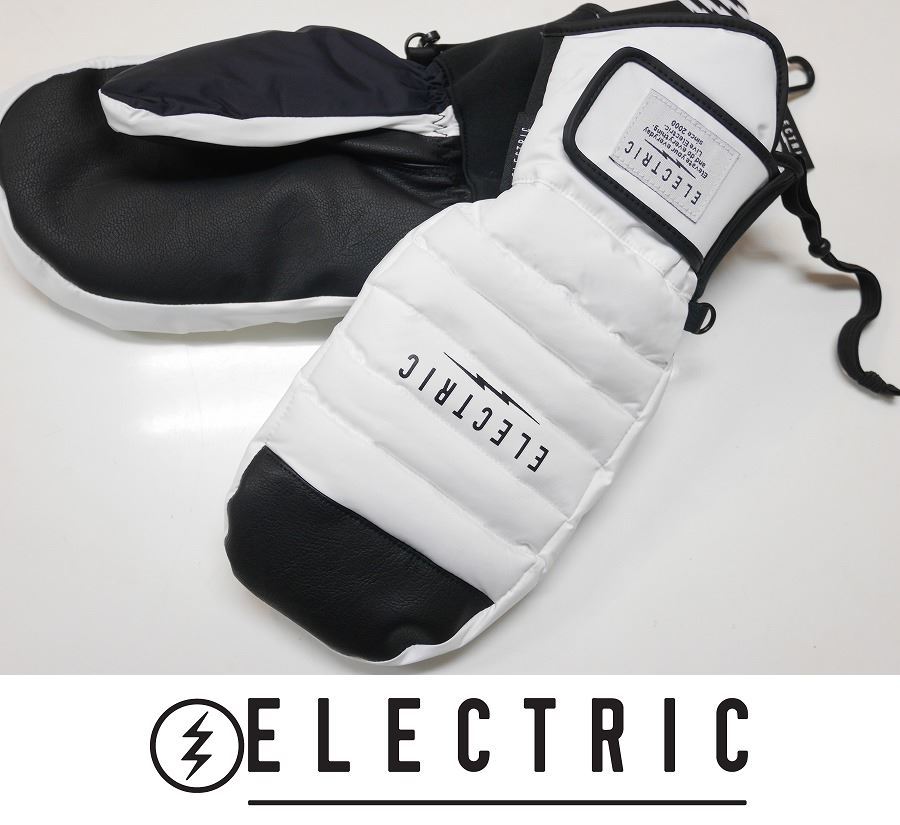 【新品】24 ELECTRIC PUFF MITTEN SNOW GLOVE - WHITE - Sサイズ エレクトリック 正規品 ミトン グローブ スノーボード_画像1