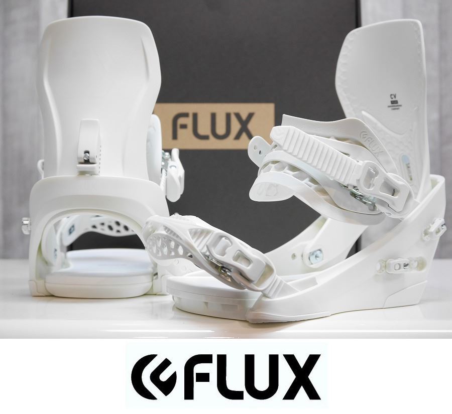 【新品】24 FLUX CV - WHITE - L 正規品 保証付 スノーボード バインディング