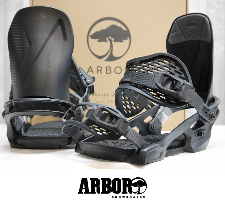 【新品】24 ARBOR SPRUCE - BLACK - M/L 正規品 保証付 スノーボード バインディング_画像1