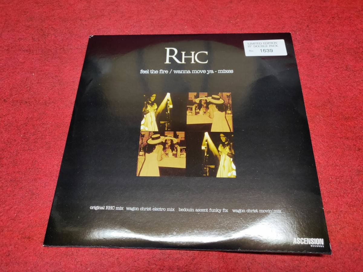 RHC (Rising High Collective)- Feel The Fire / Wanna Move Ya - The Mixes 10インチ 2枚組 アナログ レコード LP テクノ_画像1