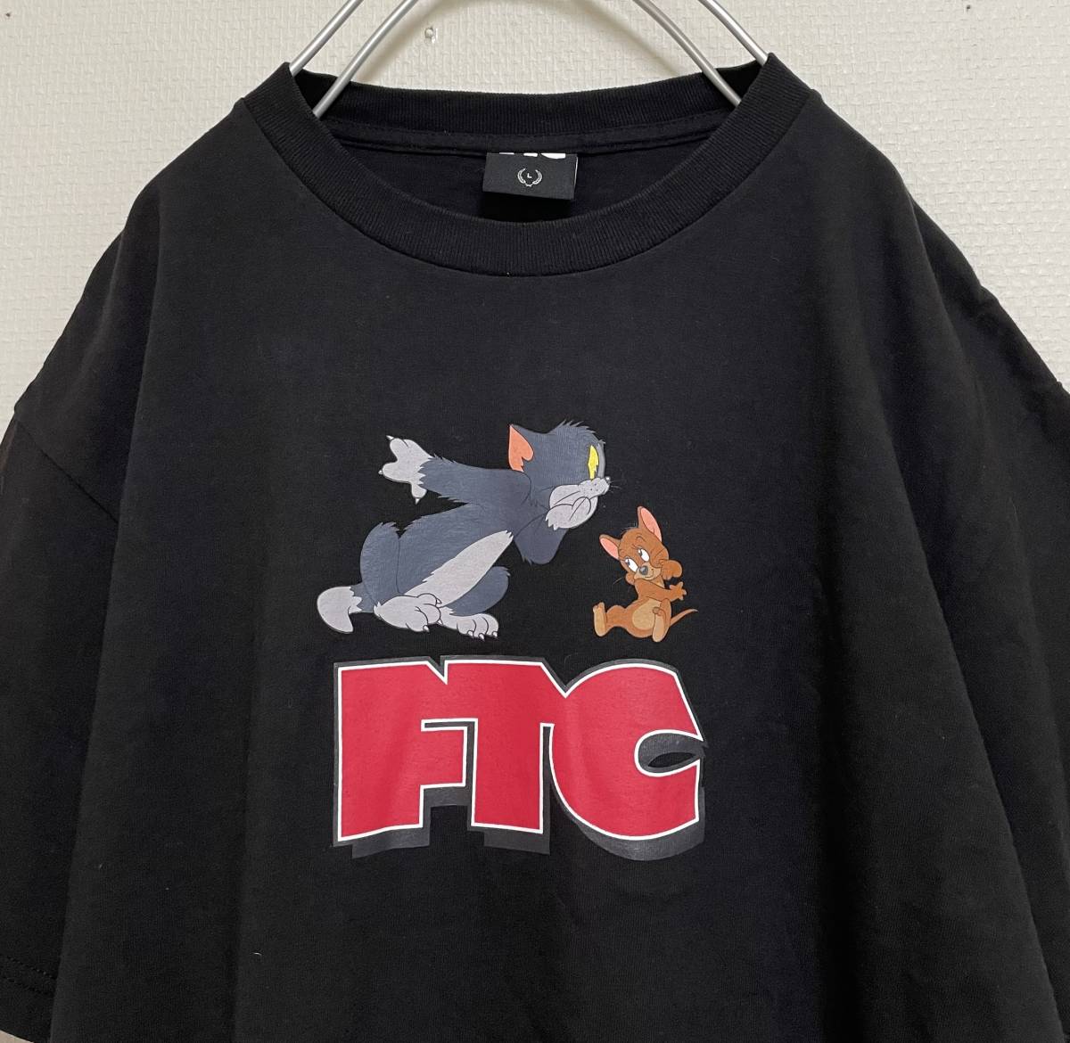 送料230円〜 FTC × TOM AND JERRY/エフティーシー × トムとジェリー コラボ Tシャツ size L_画像3