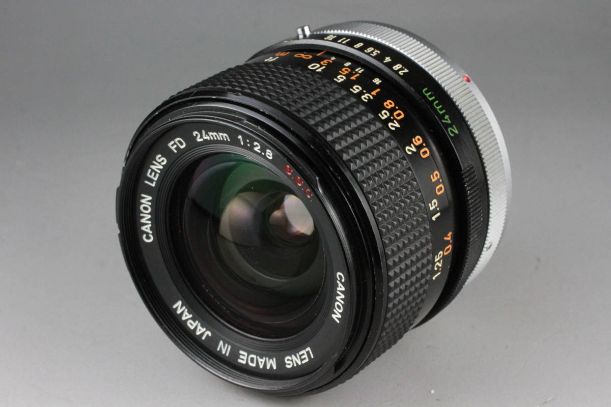 実写テスト済み Canon キャノン FD 24mm F2.8 S.S.C フィルム カメラ FD マウント SSC キヤノン 広角 単焦点 レンズ #18_画像4