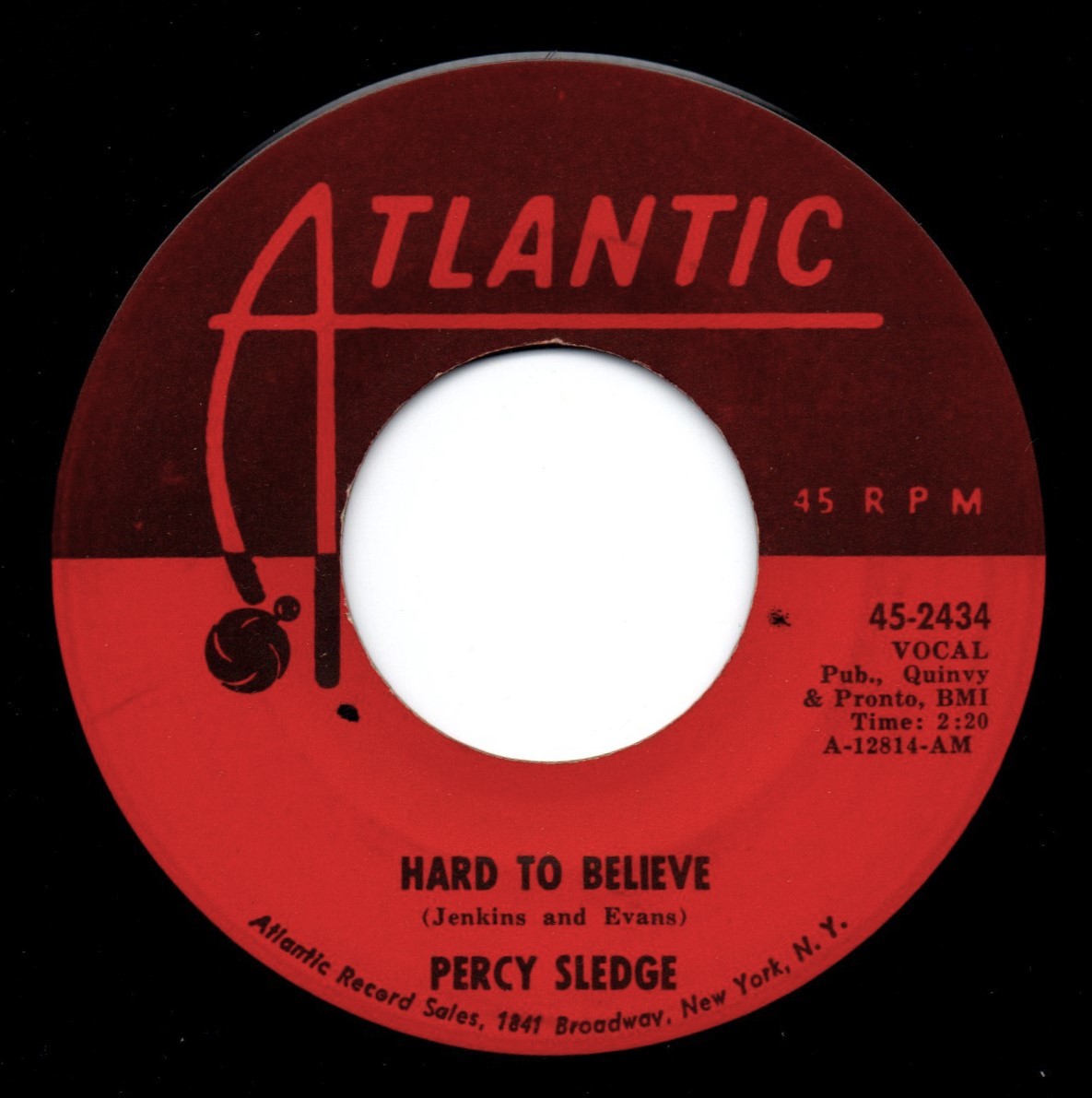 Percy Sledge / Hard To Believe ♪ Just Out Of Reach (Atlantic) _画像1