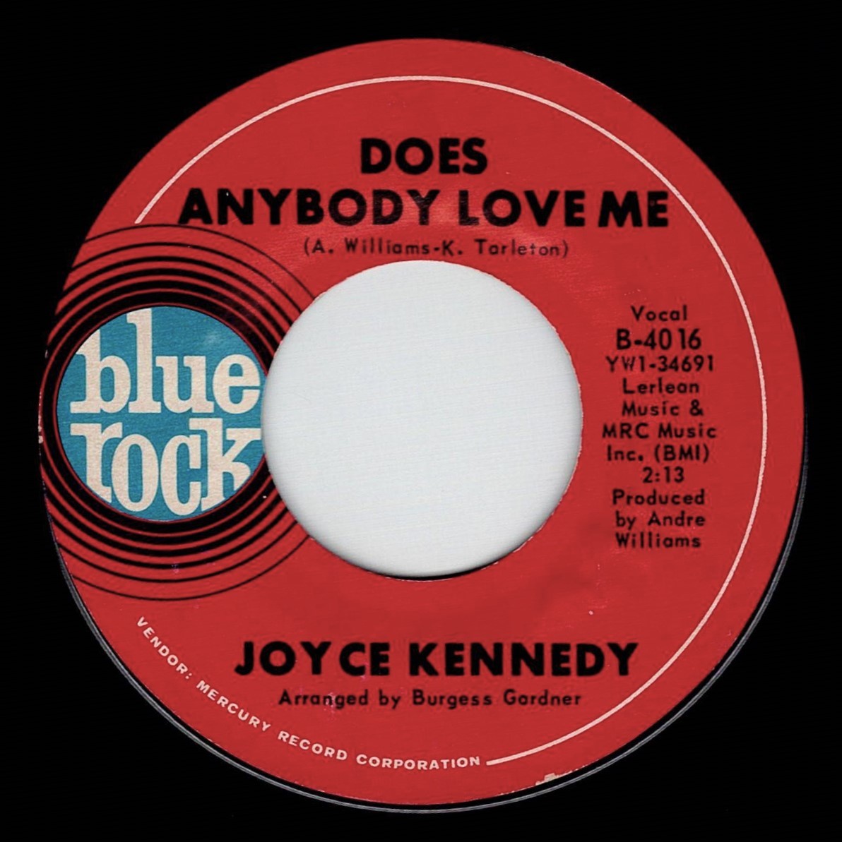 Joyce Kennedy / I’m A Good Girl ♪ Does Anybody Love Me (Blue Rock)_画像2