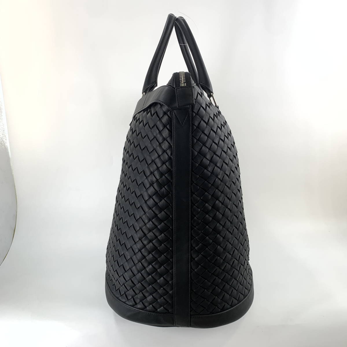 1円【新品未使用】BOTTEGA VENETA ボッテガヴェネタ トートバッグ イントレチャート2WAYラージレザーバッグ ブラック ボストンバッグ_画像5