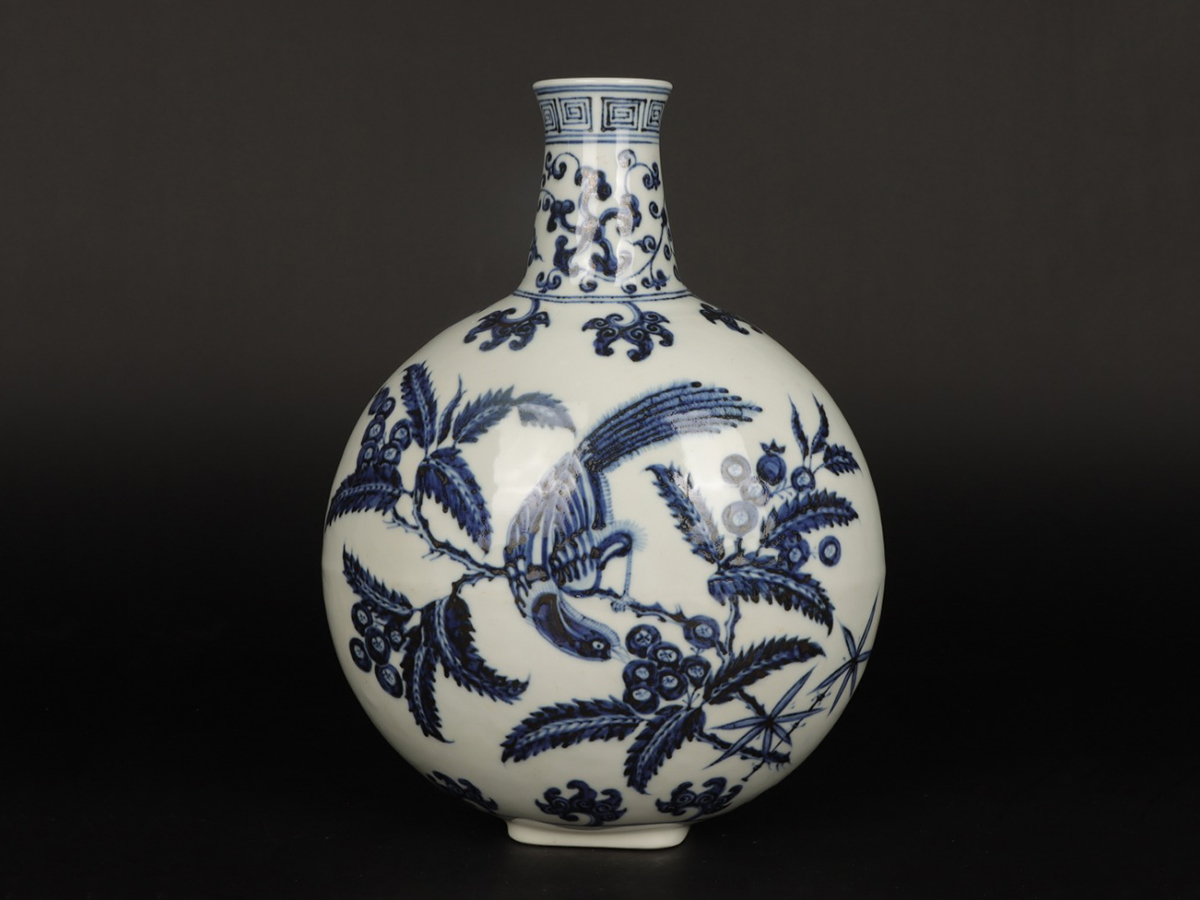 大人気 陶磁器 ▽鴻▽明朝時代 宣徳年製款 骨董品 中国古美術 時代物 