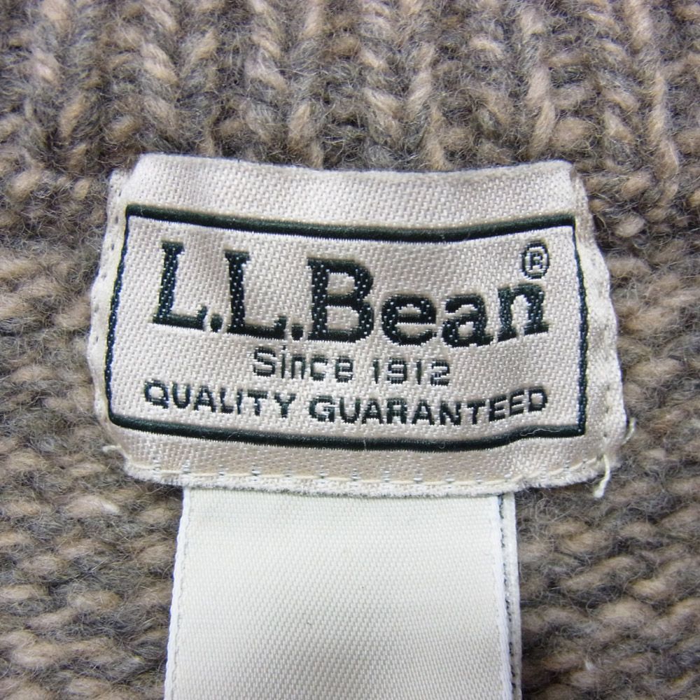 美品 定価1万5000円●L.L.Bean LLビーン ニット セーター プルオーバー ハーフボタン メンズ Lサイズ アウトドア 正規品 厚手 1円スタート_画像8