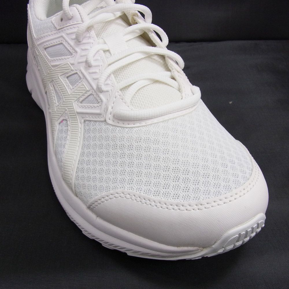 新品●ASICS アシックス ランニングシューズ スニーカー ジョルト3 幅広 ワイド 4E 未使用 27cm レースアップ メンズ white 1円スタート_画像8