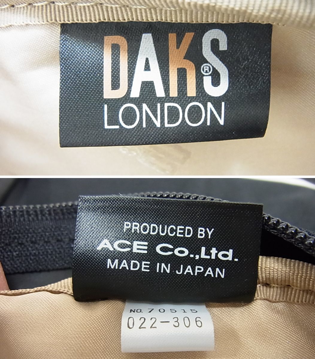 美品■DAKS LNDON ダックス ボストンバッグ ダックスチェック レディース メンズ 1円スタート_画像4