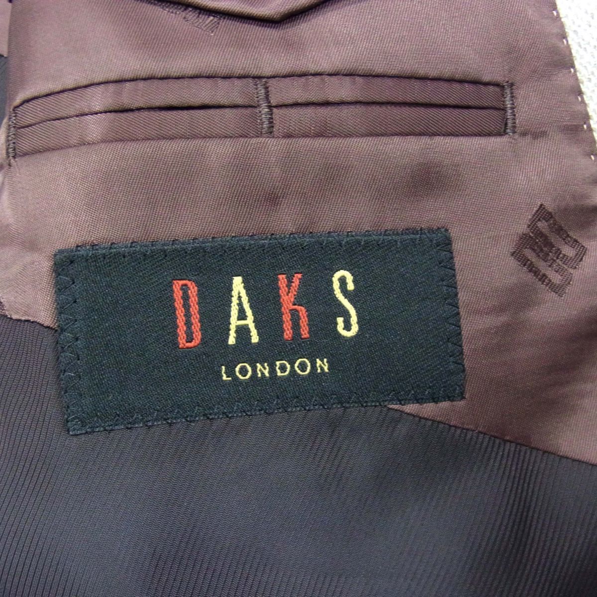 ◆DAKS ダックス テーラードジャケット 日本製 メンズ 1円スタート_画像5