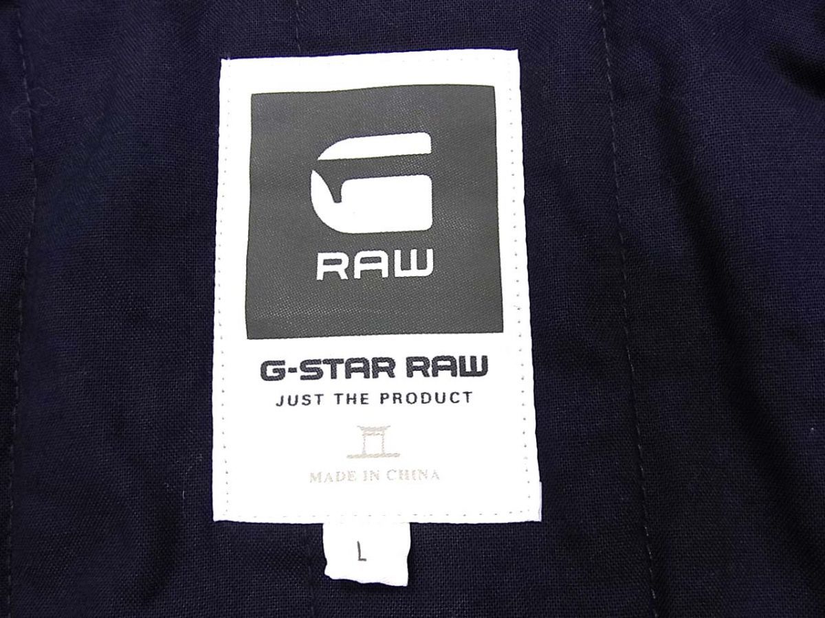 美品 定価24,200円◆G-STAR RAW ジースターロウ ジップジャケット 中綿入り BATT HDD OVERSHIRT L/S メンズ_画像9