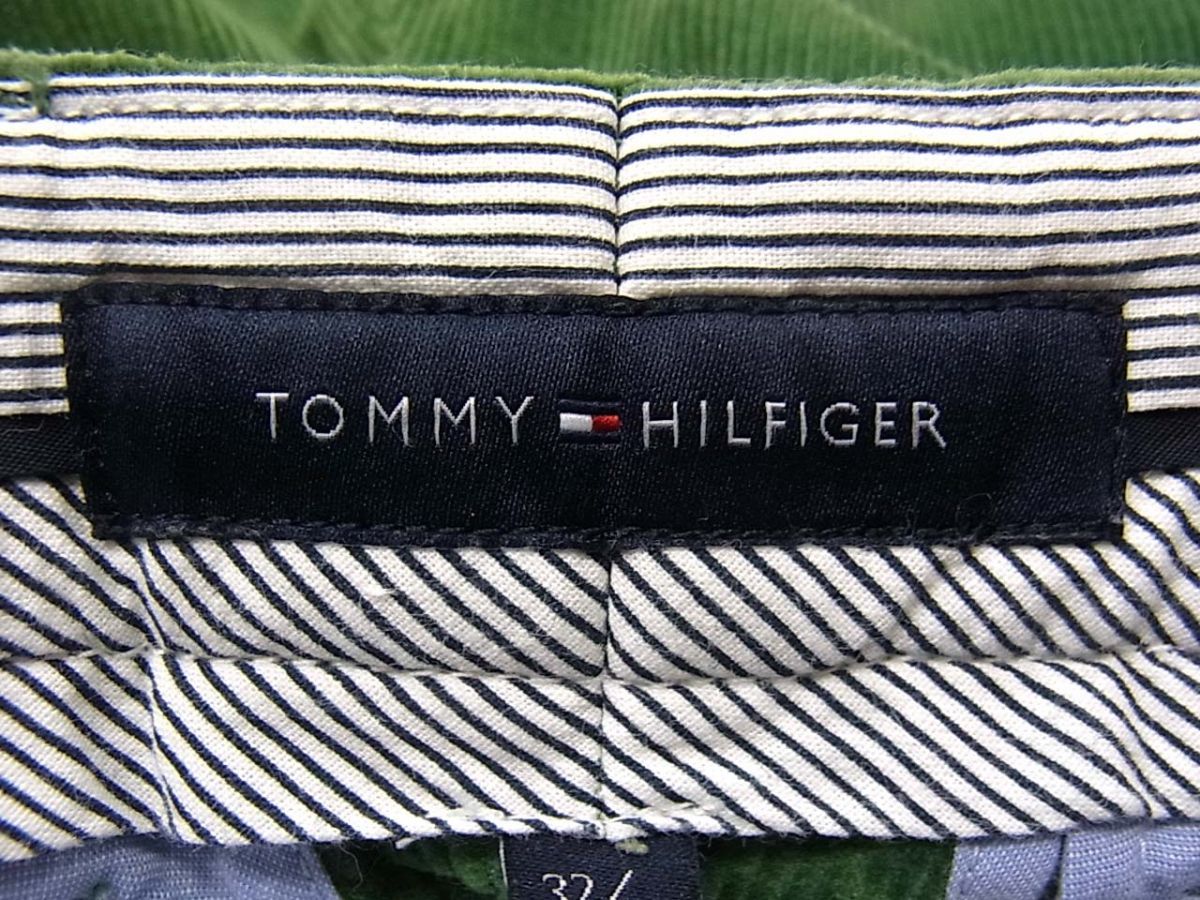 美品☆TOMMY HILFIGER トミーヒルフィガー コーデュロイパンツ メンズ 秋冬物 レギュラーフィット 1円スタート_画像8