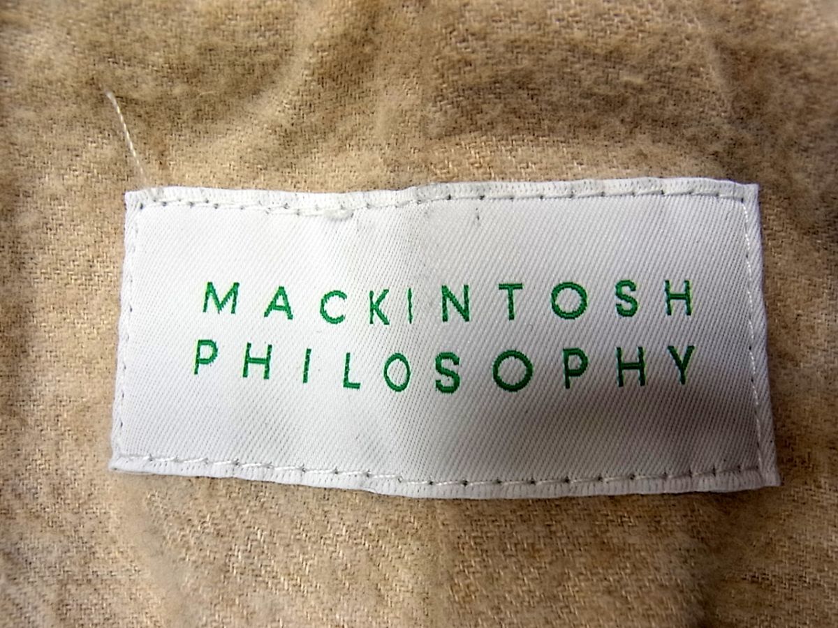 ◇MACKINTOSH PHILOSOPHY ウール コート ダブル仕様 ダークネイビー マッキントッシュ フィロソフィー レディース 1円スタート_画像7