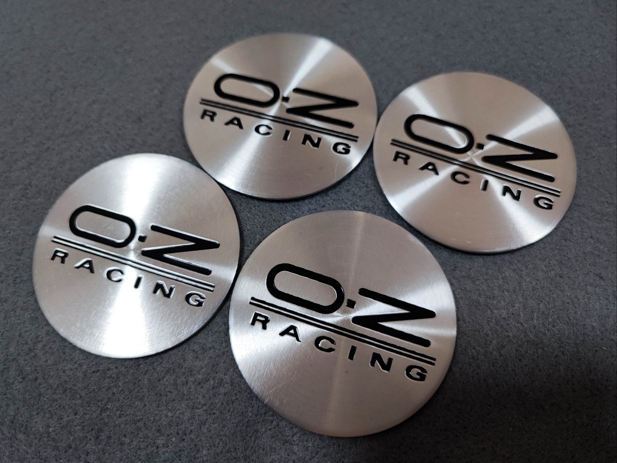 OZ Racing OZレーシング ホイール センターキャップ 50mm 4P シルバー×ブラック トヨタ 日産 ホンダ 三菱 スズキ マツダ スバル ダイハツ_画像4