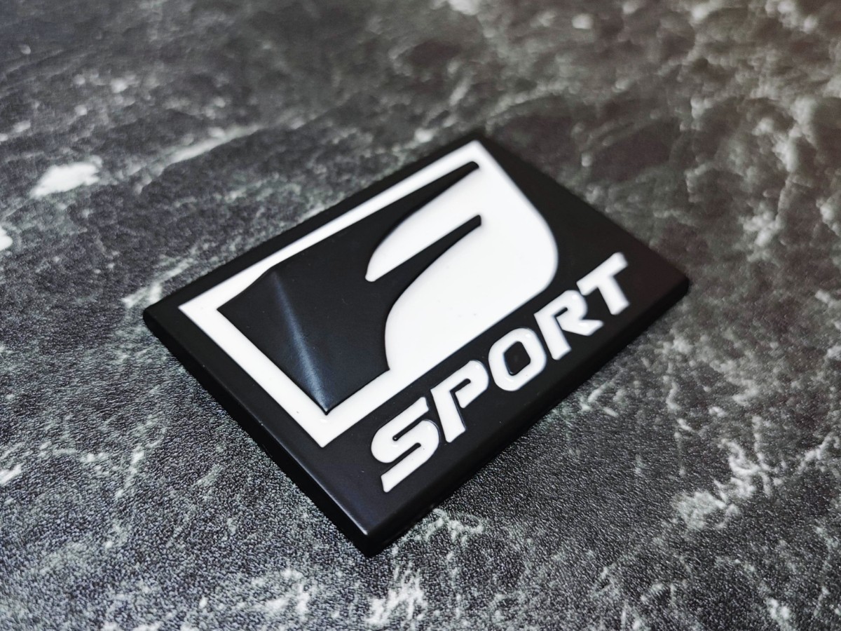 レクサス【F SPORT】3D エンブレム■LS500h GS300h GS350 GS450h IS300h IS350 CT200h RX300 RX450h NX300 RC-F GS-F Fスポーツ_画像3