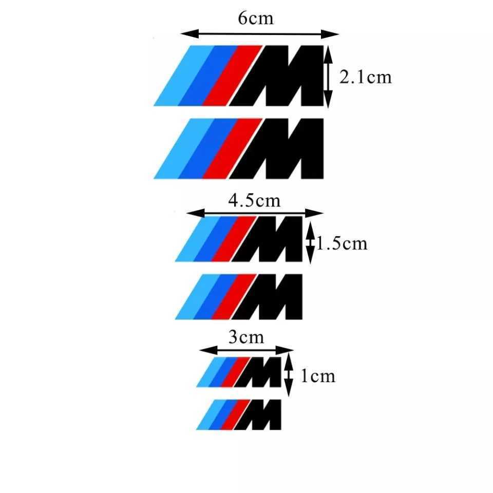 BMW(M)ブレーキキャリパーステッカー【ブラック】6P■Msport MPerformance MPower E46 E60 E90 F10 F20 F30 X12345678 ALPINA■クーポン_画像2