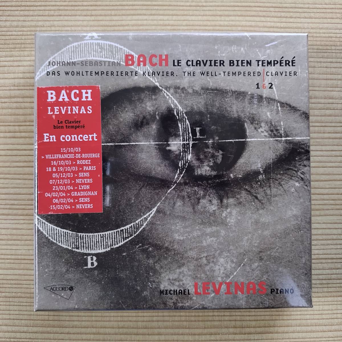 未開封新品 5CD-BOX ミカエル・レヴィナス - バッハ：平均律クラヴィア曲集 第1・2巻　d1NYB0000CBI2N_画像1