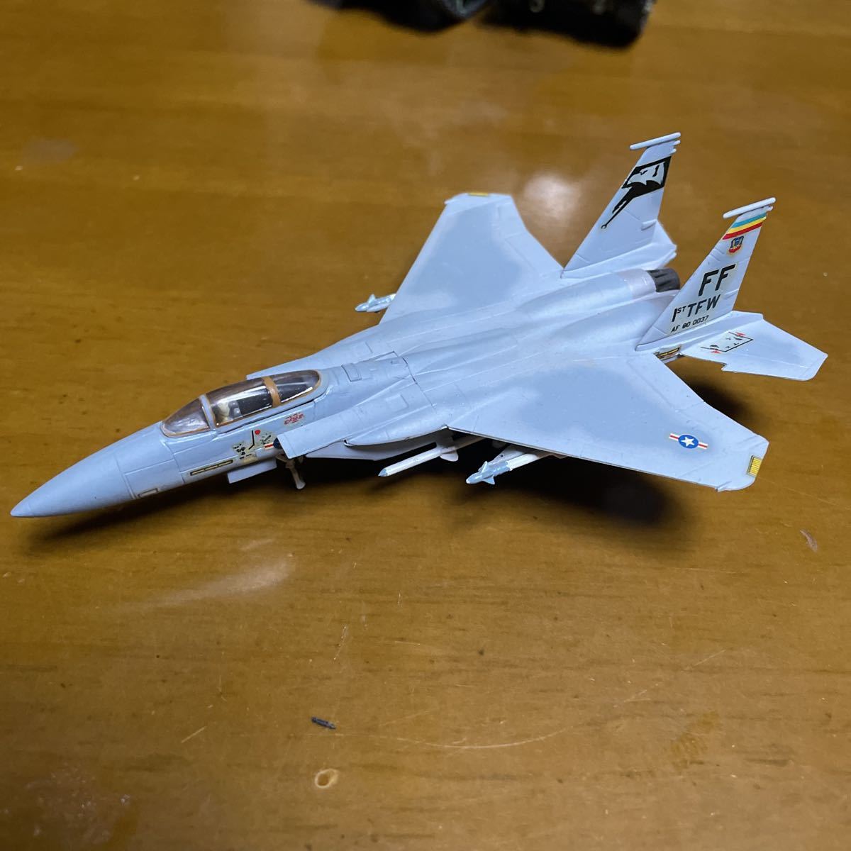 プラモデル 1/144 F15イーグル 完成品_画像1