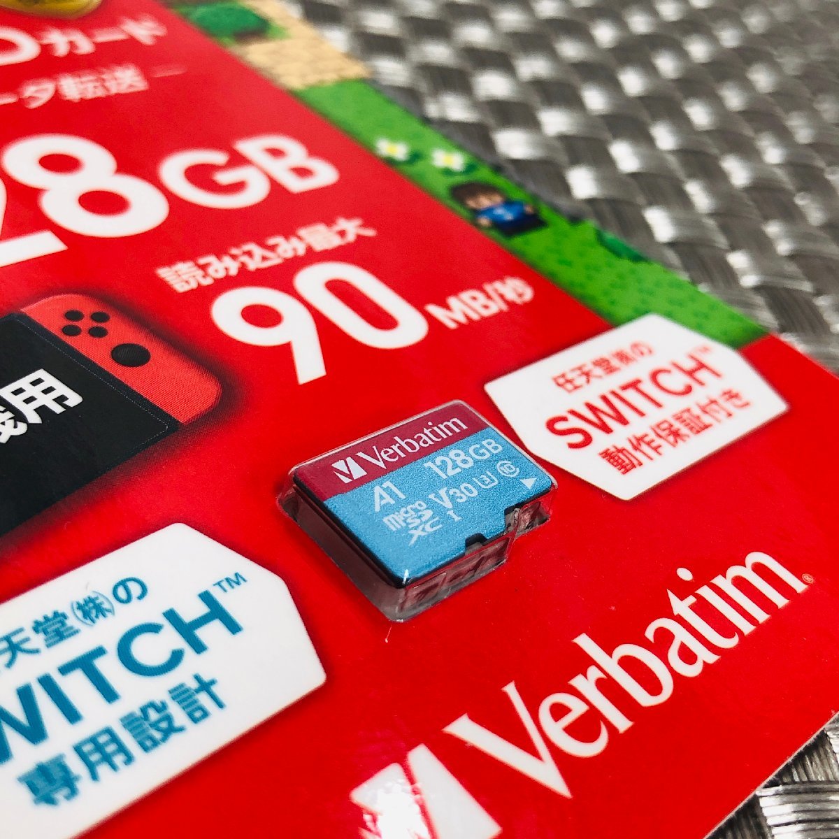 【未使用/インボイス登録店/KU】Verbatim バーべタイム micro SDXC 128GB マイクロSDカード SMXCN128GHJRBVD 任天堂 SWITCH　MZ1127/0005-7_画像3