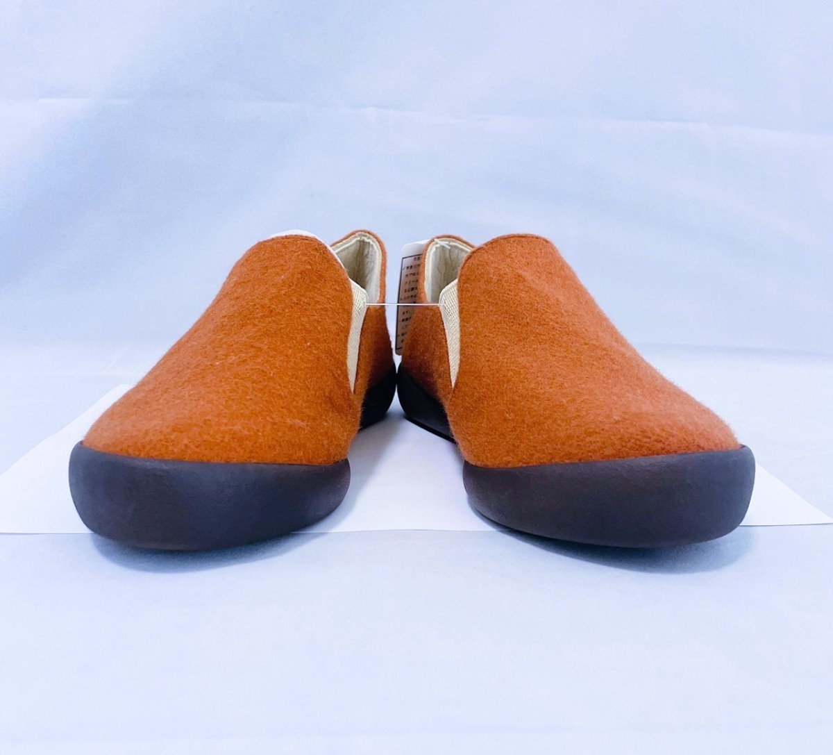 [ новый товар не использовался товар ]ligeta каноэ шерсть туфли без застежки обувь 22.5cm orange бесплатная доставка 