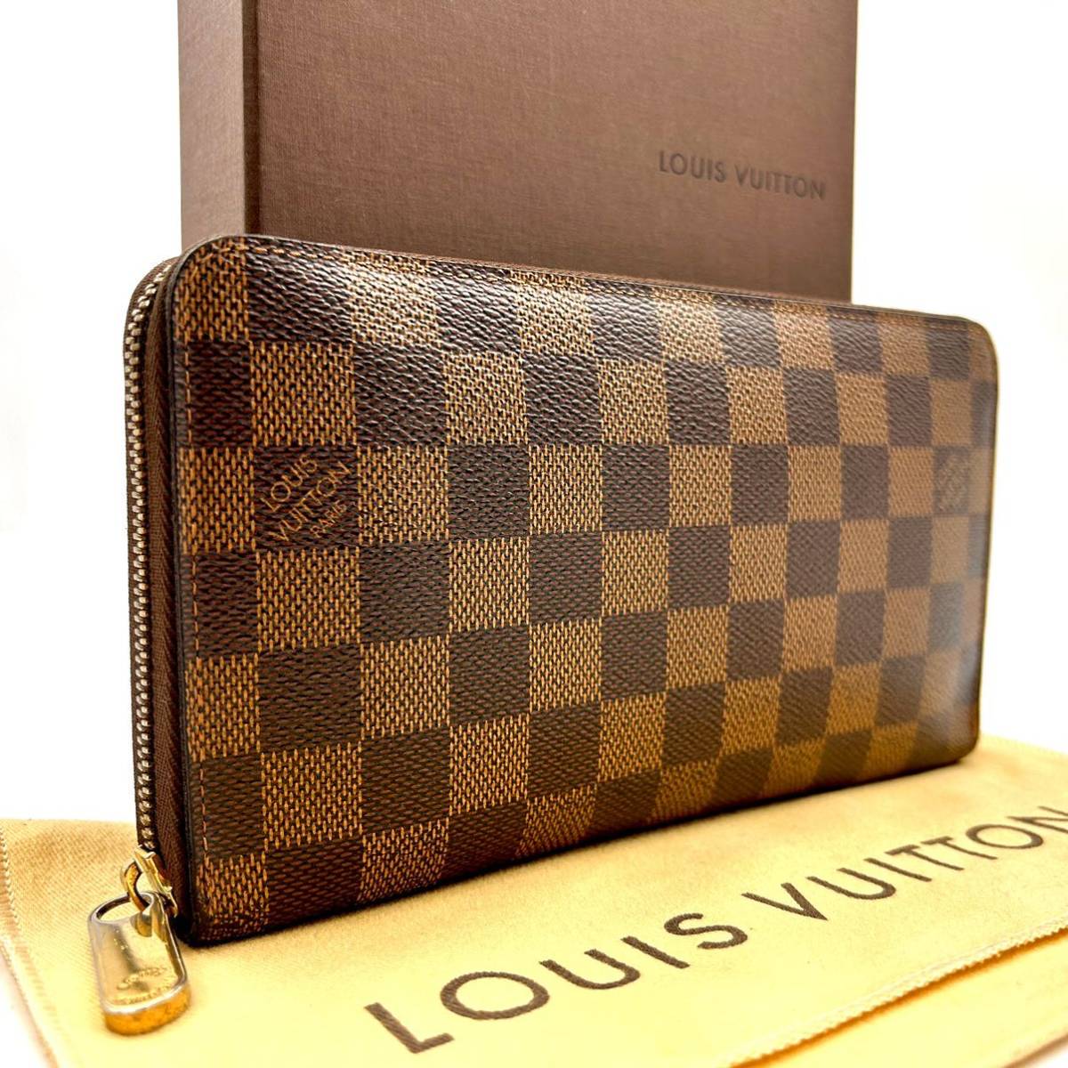 【A231016】★美品★LOUIS VUITTON　ルイヴィトン　ダミエ ジッピーオーガナイザー ラウンドファスナー　長財布 ウォレット N60003/CA1123_画像1