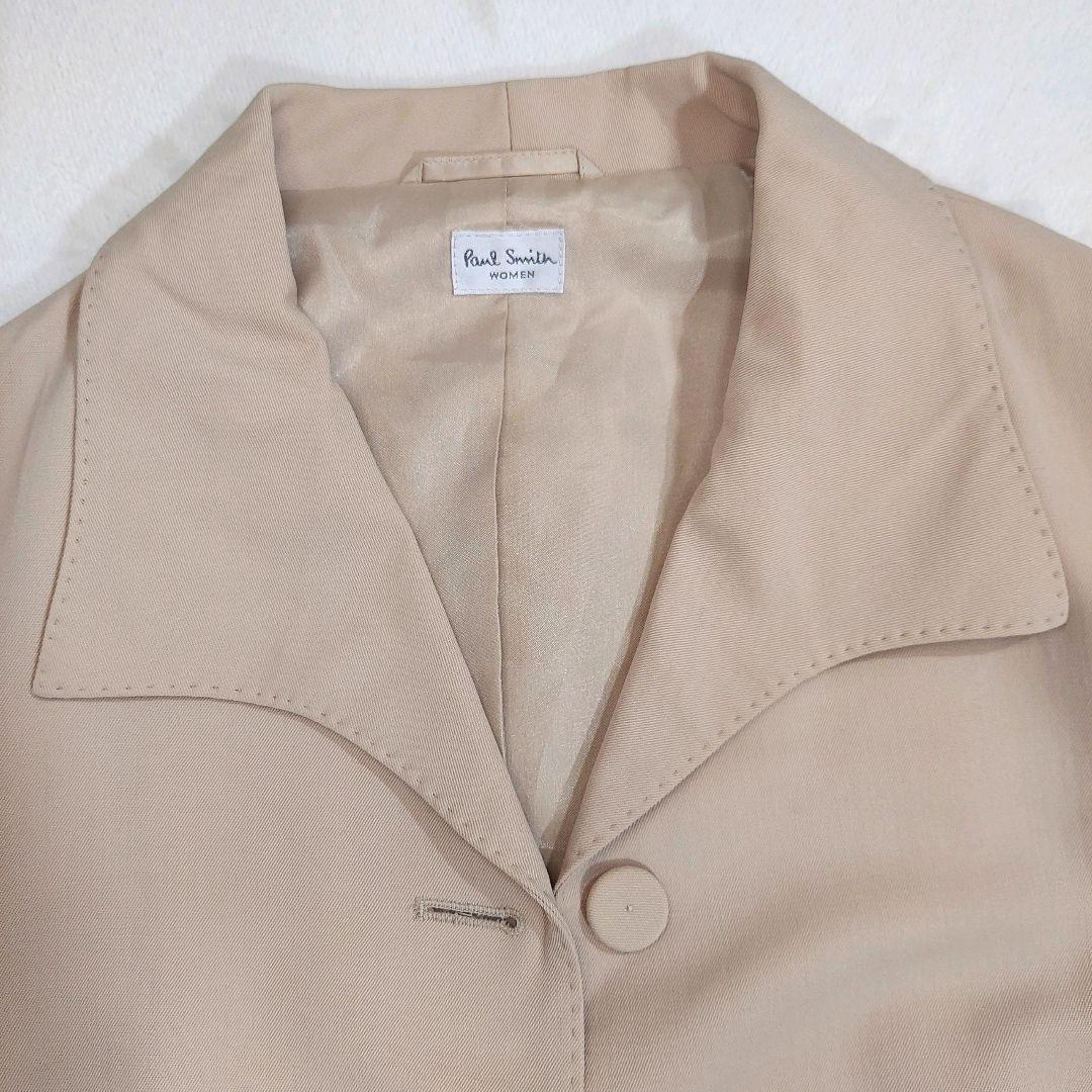 Paul Smith WOMEN ウール素材ジャケット ベージュ 表記サイズ42 XL 79300_画像5